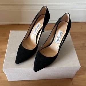 Jimmy Choo Romy 85 Suede Heels